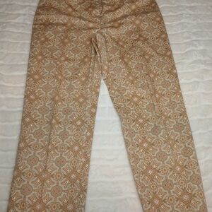 Talbots Signature Women's Pants Size 6 | Paisley Medallion Print |